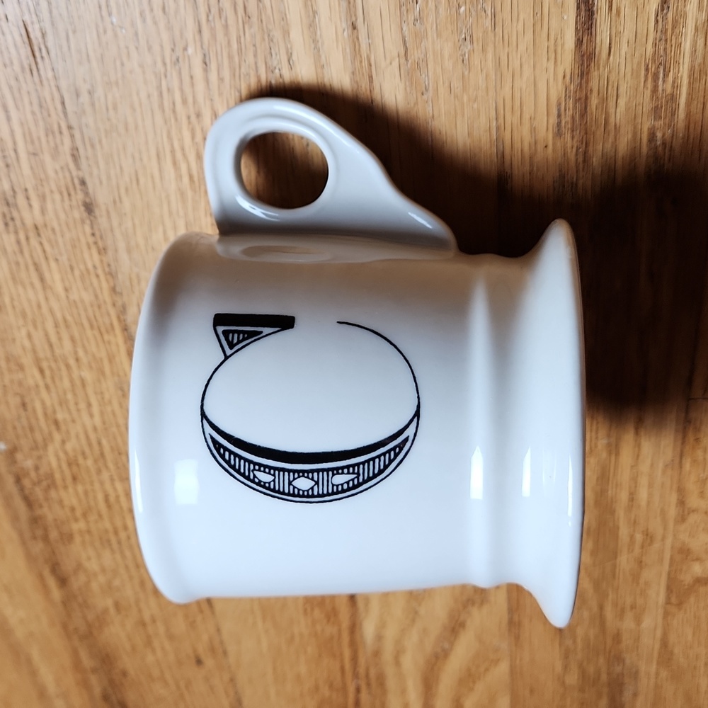 Anthropologie letter 'C' initial monogram mug